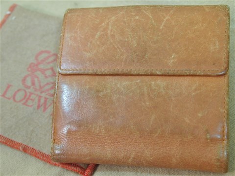 Loewe ロエベ二つ折り財布のリニューアルリペア | ブランド病院 鞄・財布の修理外科
