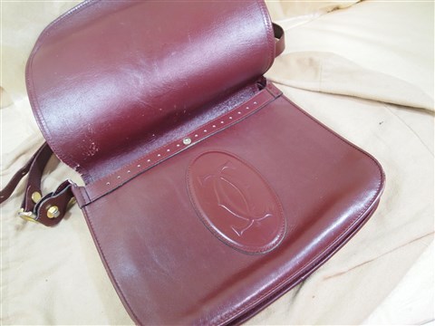 OLD Cartier カルティエ バッグの修理 | ブランド病院 鞄・財布の修理外科