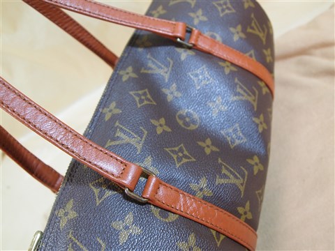 カタログギフトも！ LOUIS VUITTON◇パピヨン26_モノグラム_BRW/PVC